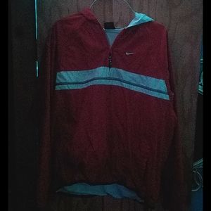 Red Nike Windbreaker